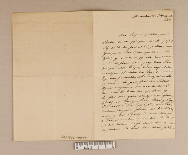 Brev til H.C. Andersen fra Jonna Stampe (02/04-1867)